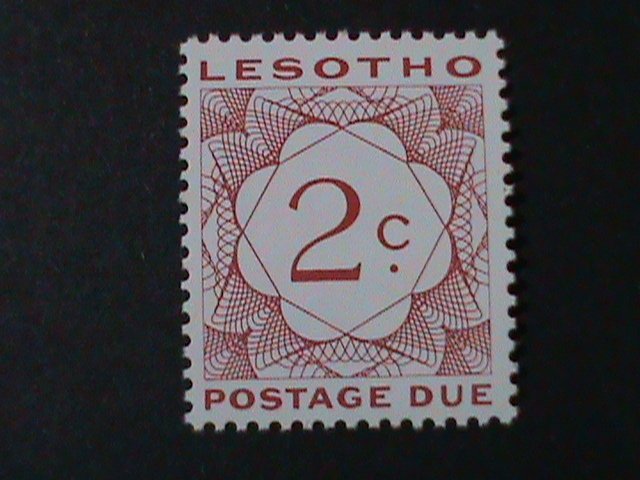 ​LESOTHO-1967-SC#J4 POSTAGE DUE STAMP-MNH VERY FINE LAST ONE57 YEARS OLD