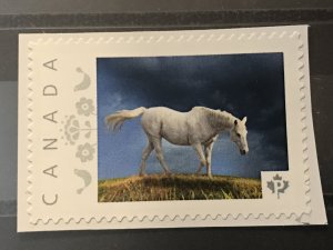 Canada Post Picture Postage Mint NH *White Horse* *P* denomination