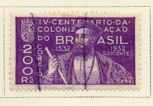 Brazil 1932 Early Issue Fine Used 200r. NW-12140