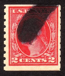 1912 US, 2c, Washington, Used, Sc 413