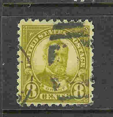 SC#589 1923-26  uvf  8c perf 10