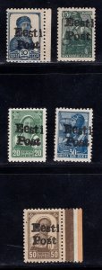 MOMEN: ESTLAND GERMAN OCCUP. Mi # 456I,457/458 1941 MINT OG NH SIGNED LOT #69093