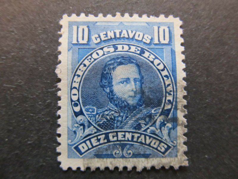 A4P31F52 Bolivia 1901-02 10c used