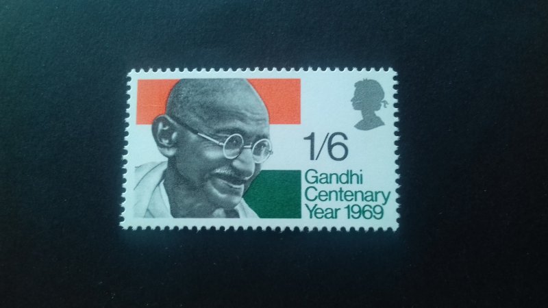 Great Britain 1969 Mathama Gandhi Mint