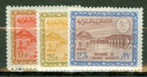 IK: Saudi Arabia 394,300-1,415-6,423,425,427,429-30,442 mint most MNH CV $133