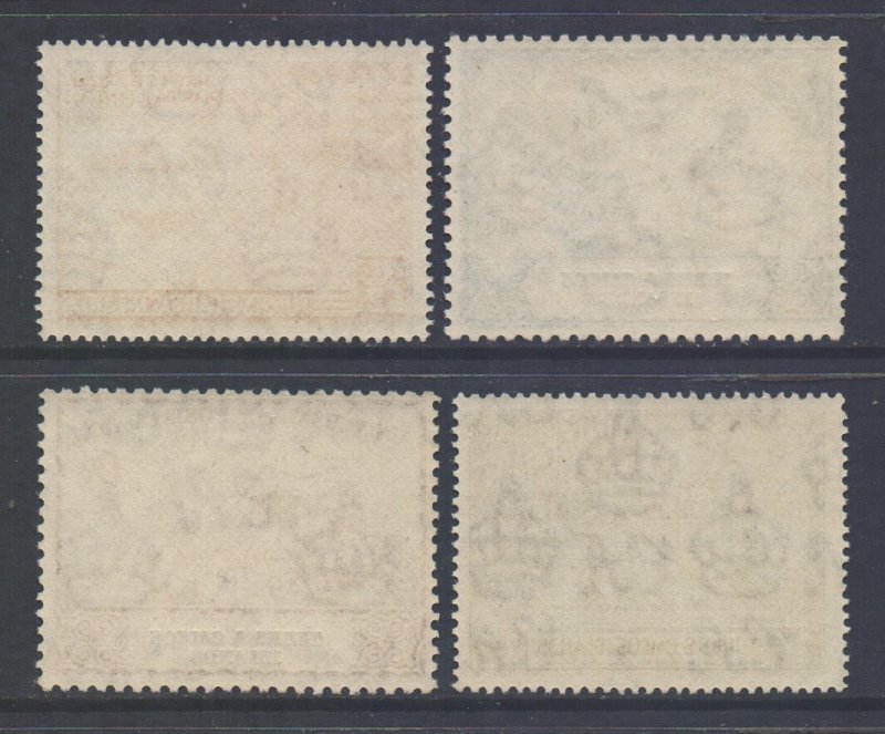Turks Caicos Scott 101/104 - SG217/220, 1949 UPU Set MH*
