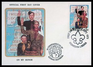 Liberia Norman Rockwell - On My Honor (1979) FDC