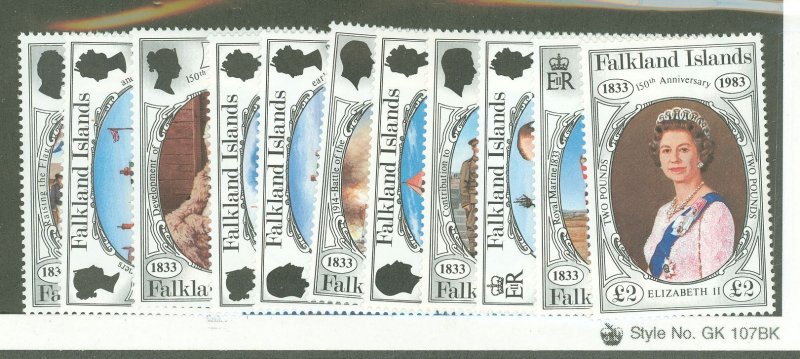 Falkland Islands #360-370  Single (Complete Set)