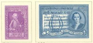 Belgian Congo B38-B39 Mint VF H