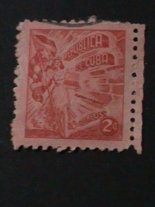 ​CUBA-SC#421-CUBA'S TOBACCO INDUSTRY-LIBERTY & CIGARS-MINT-VF-76 YEARS OLD