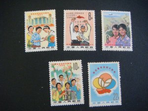 wbstamps: China PRC 850-854 MOG NH - gum toning Cat$27