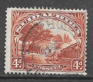 South Africa 28e: 4d Native Kraal, used, F