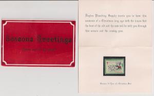 1981 Dayton Plumber Christmas Gift w 1931 Xmas Seal pls read