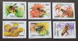 *FREE SHIP Vietnam Honey Bees 1993 Flower Flora Fauna Insect (stamp) MNH