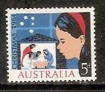 Australia 1964 Christmas Girl Star MNH # 1318