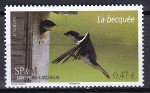 St. Pierre and Miquelon, Fauna, Birds MNH / 2012