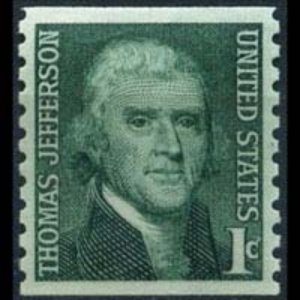 U.S.A. 1968 - Scott# 1299 Thomas Jefferson 1c NH