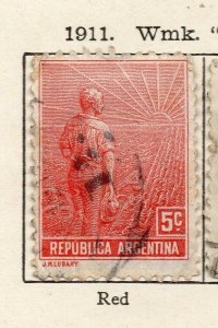 Argentina 1911 Early Issue Fine Used 5c. NW-179106