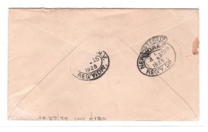 ST HELENA KGV SG.85 86 Cover 1913 SET Registered 1925 Cat £185+ {samwells}KA850