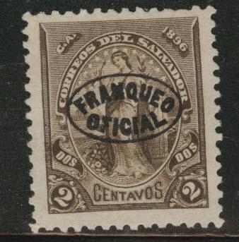 El Salvador Scott 02 MNG 1896 official 