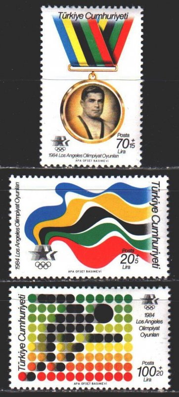 Turkey. 1984. 2679-81. Los Angeles, Summer Olympics. MNH.