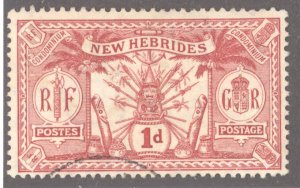 New Hebrides- British, Sc #18, Used