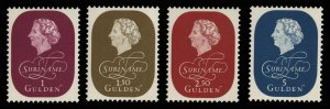 Netherlands Colonies, Suriname #272-275 Cat$13.10, 1959 Queen Juliana, set of...