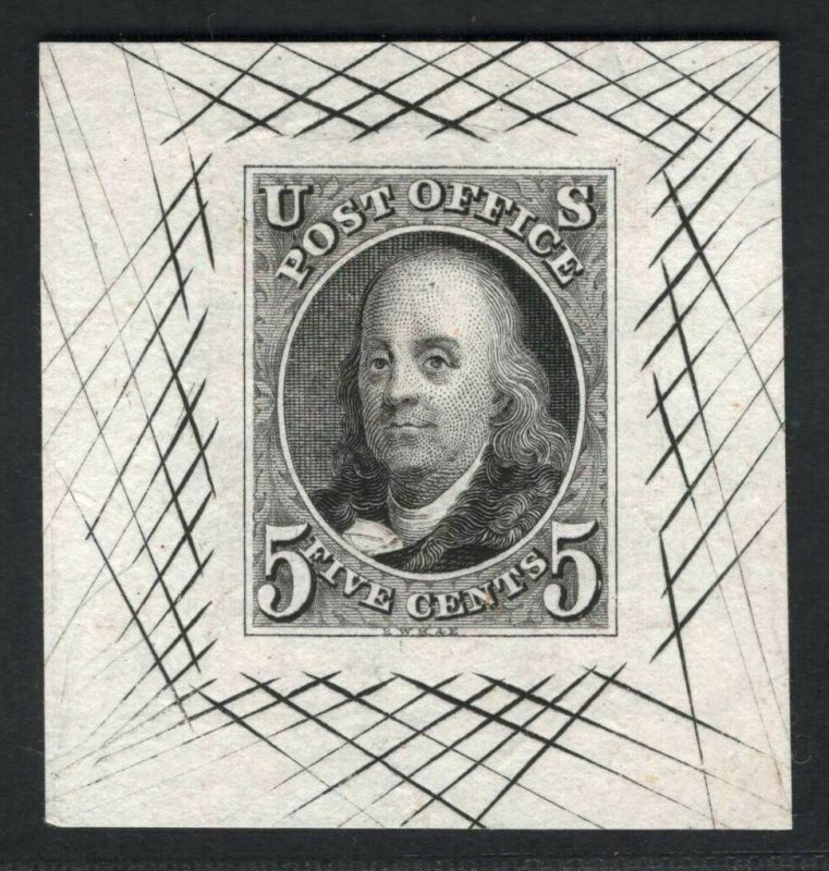 US #1 TC1c PROOF - XF - Pretty! SCV $1,000 (LB 11/2)