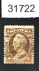 US STAMPS # O80 USED $100 LOT #31722