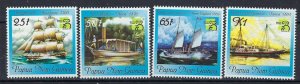 Papua New Guinea 960-63 MNH 1999 Ships (an9458)