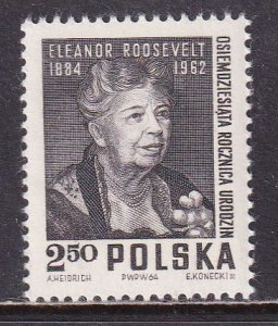 Poland 1964 Sc 1272 eleanor Roosevelt Stamp MNH