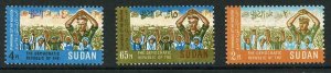 Sudan SG294/9 1970 Revolution Withdraw on the Day of issue M/M