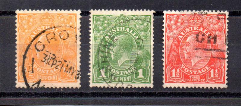 Australia 66-68 used