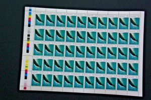 Australian Decimal Stamps 1982 Southern Right Whale 35c half sheet MUH X50 