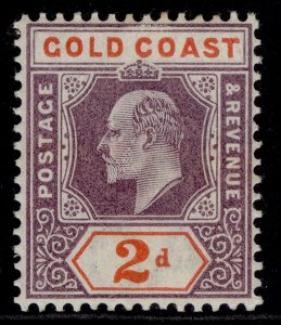 GOLD COAST EDVII SG40, 2d dull purple & orange-red, VLH MINT. Cat £48.