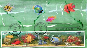 #3317-20 Aquarium Fish Ham FDC