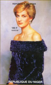 Niger 1997 PRINCESS DIANA s/s Imperforated Mint (NH)