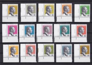 luxembourg 1993 mnh margin stamps set £40  ref 7527