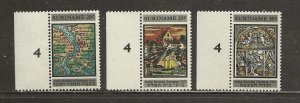 Surinam Scott catalog # 359-361 Mint NH