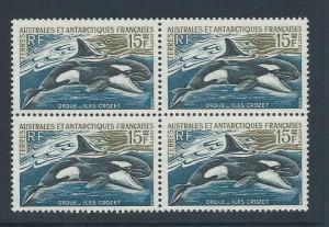 FSAT 27A MNH vf block of 4.  2019 CV $56.00