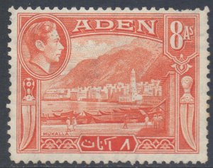 Aden Scott 23 - SG23, 1939 George VI 8a MH*