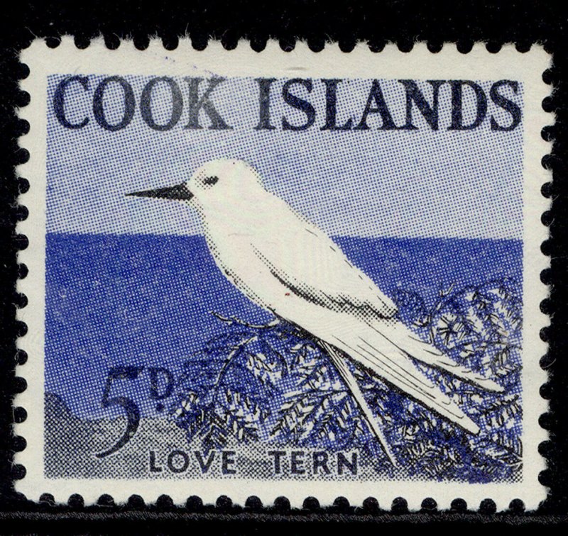 COOK ISLANDS QEII SG166, 5d blue & black, M MINT.