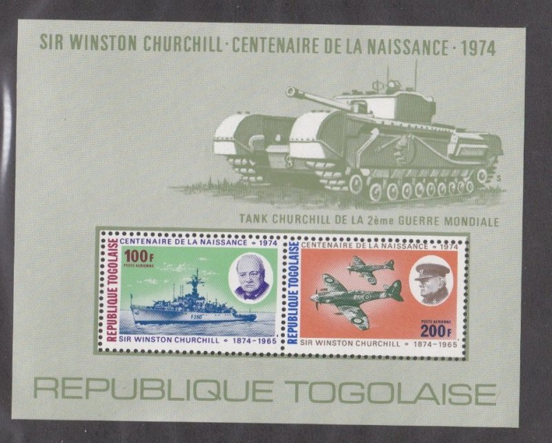 Togo # 892-893, C240-241, C241a, Winston Churchill, Mint NH, 1/2 Cat.