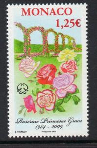 Monaco 2009 Princess Grace's Rose Garden VF MNH (2525)