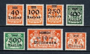 Danzig - Scott #137-142 - MH - SCV $13