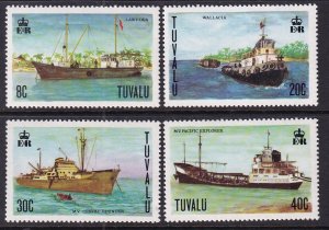 Tuvalu 77-80 Ships MNH VF
