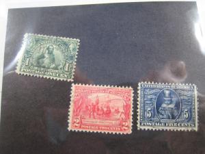 UNITED STATES - SCOTT #328-330 - USED COMPLETE SET