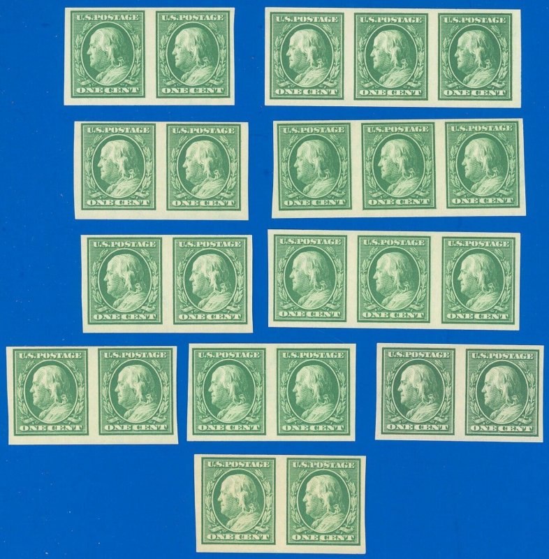 SCOTT #383 Mint Pairs & Strips/3, All But 2 Stamps Mint-NH, SCV $111.50+! (SK)