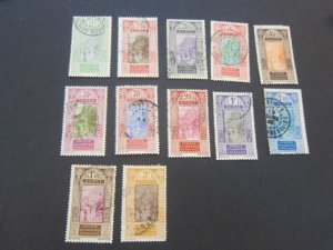French Guiana 1913 Sc 66-7,78,81,85,91,3,5,6,99-101 FU