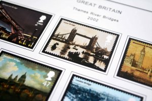 COLOR PRINTED GREAT BRITAIN 2000-2010 STAMP ALBUM PAGES (140 illustrated pages)